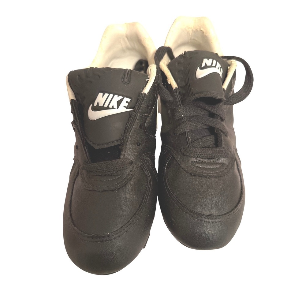 Nike Vintage Baseball Cleats Black White Red 115006-010 Kids Size 4.5Y 920709 P3 - Picture 2 of 8